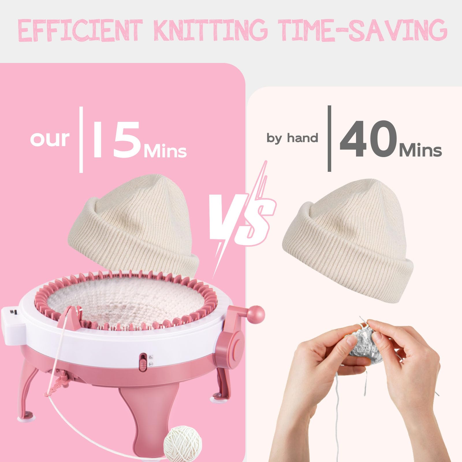 Amazon | Freechase セントロ 編み機 48本針 - ポータブル編み機